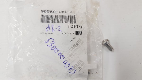 98580-05012-00 Yamaha SCREW, PAN HEAD (646)