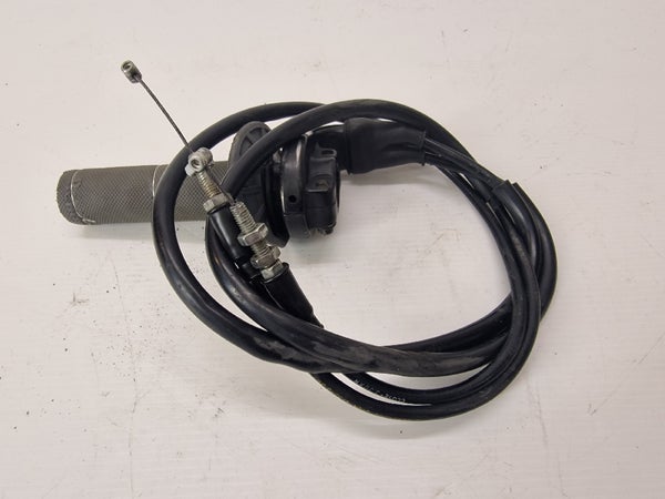 THROTTLE GRIP CPL. RAC. 04/THROTTLE CABLE 250 SXF 2005 (KTM EXCF250 2009) 59402010000 78102010100 77002091000