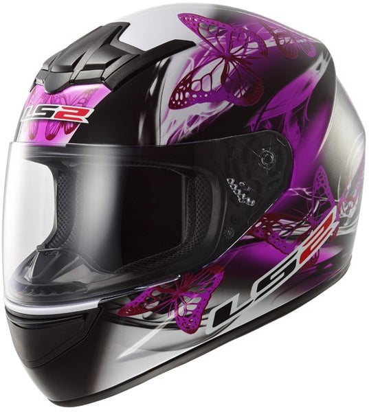 LS2 FF352 FLUTTER musta/lila